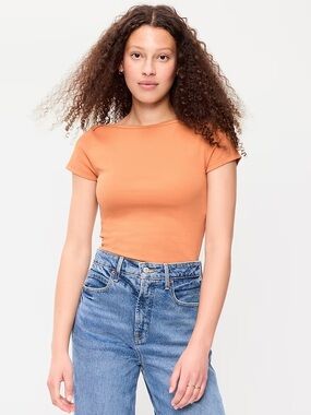 Old Navy Snug Boatneck Tee M Tall